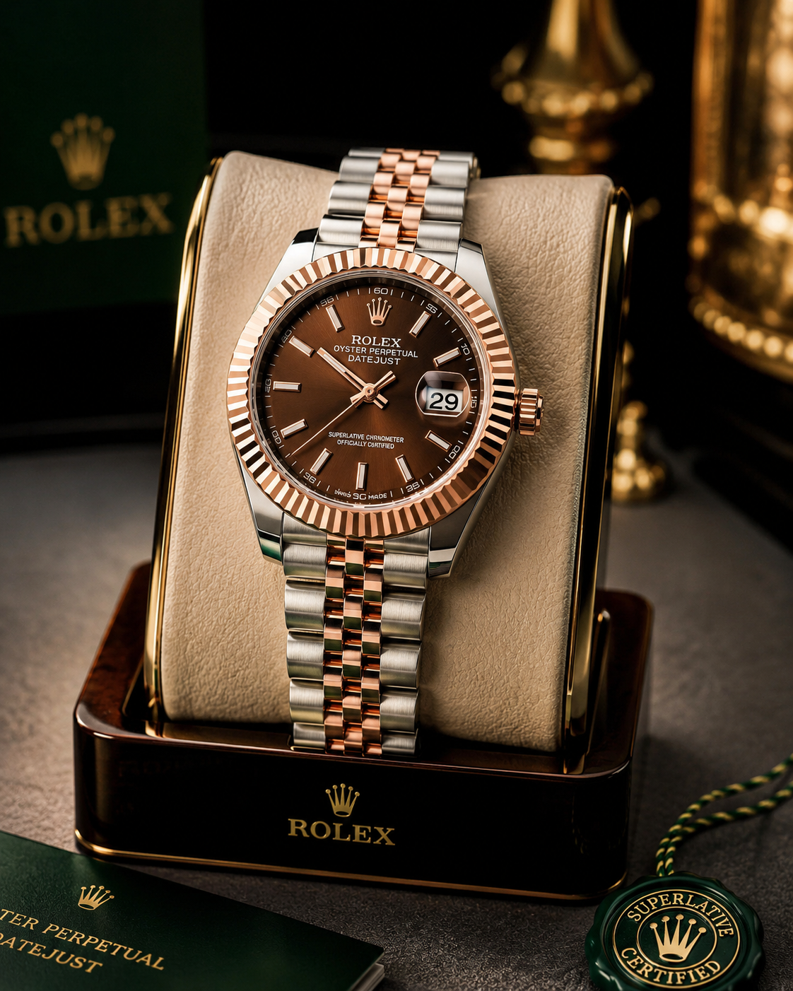 Rolex Datejust Two-Tone Luxury Watch