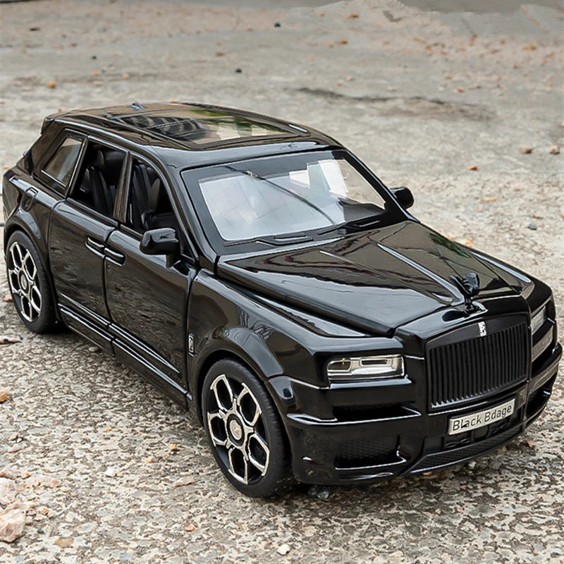Rolls Royce SUV Cullinan Alloy Car Model Diecasts Metal Toy Car Model Simulation Sound and Light Collection Childrens Gifts