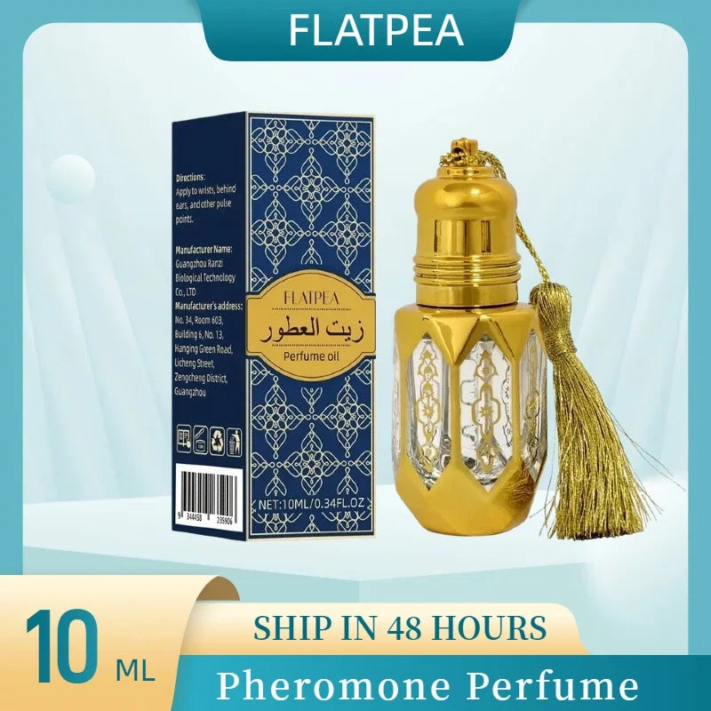 10ML Charming Men Arab Perfumes Portable Rich Floral Fruity Fragrance Essential Oil Lasting árabes Perfume Dateing Parfum hombre