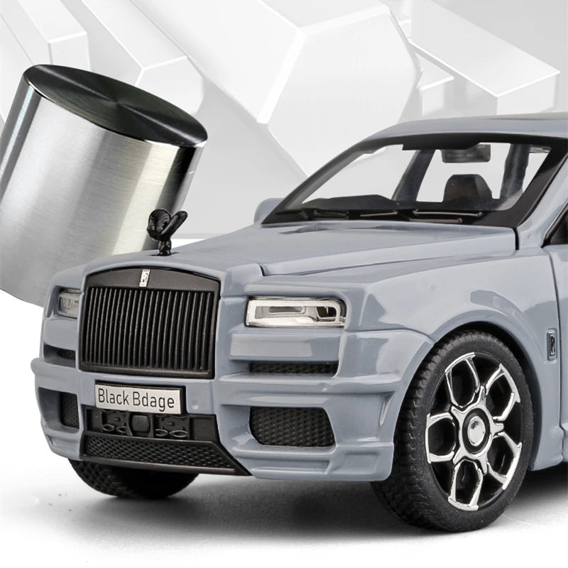 Rolls Royce SUV Cullinan Alloy Car Model Diecasts Metal Toy Car Model Simulation Sound and Light Collection Childrens Gifts
