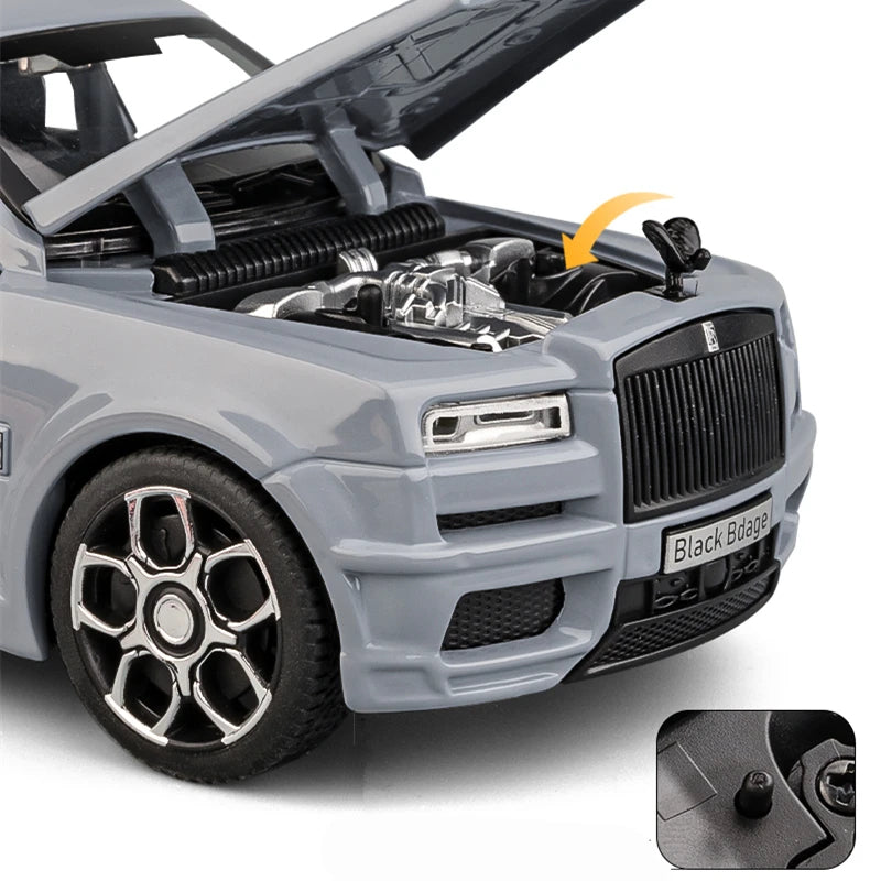 Rolls Royce SUV Cullinan Alloy Car Model Diecasts Metal Toy Car Model Simulation Sound and Light Collection Childrens Gifts