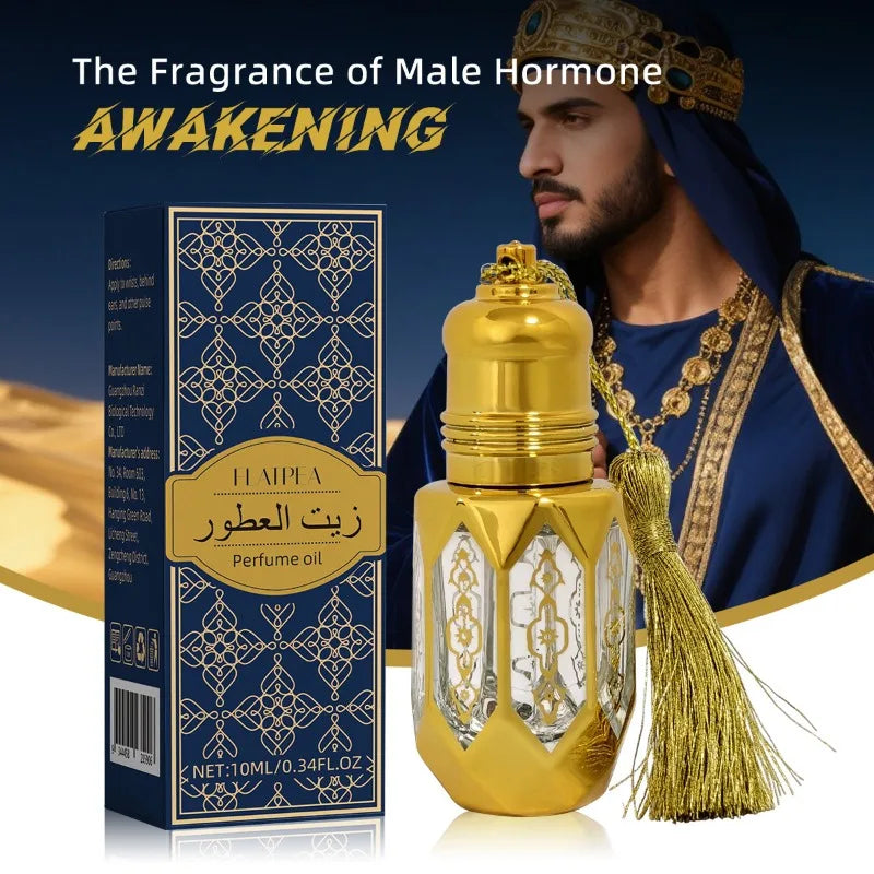 10ML Charming Men Arab Perfumes Portable Rich Floral Fruity Fragrance Essential Oil Lasting árabes Perfume Dateing Parfum hombre