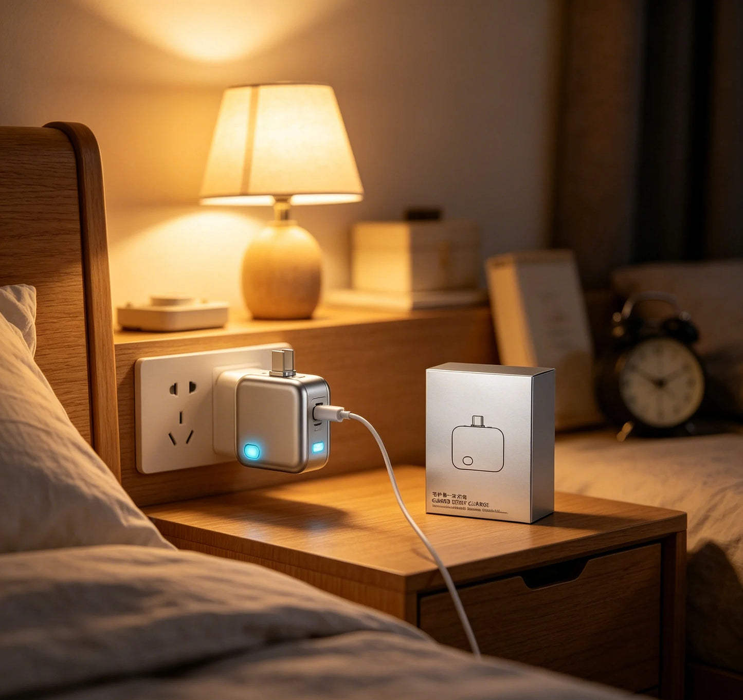 140W Smart Full Charge Self-Cut Type-C Adapter, Universal Auto Disconnect for Night Charging, Overcharge Prevention Separator
